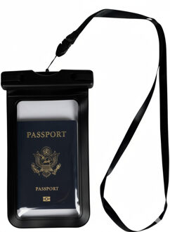 Benson Waterdicht documententasje - waardvolle spullen hoesje - zwart - vakantie essentials