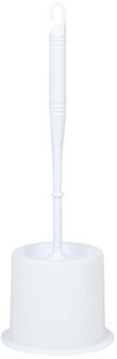 Benson Wc Borstel - met houder - wit - kunststof - toiletborstel
