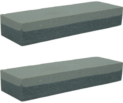 Benson Wetsteen - 2x - dubbelzijdig - slijpsteen - fijne en grove korrel - 15 cm