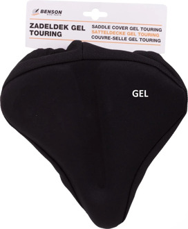 Benson Zadeldek/zadelhoes comfort met gel - Fietszadelhoezen Zwart