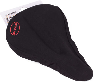 Benson Zadeldek/zadelhoes comfort met gel - Fietszadelhoezen Zwart