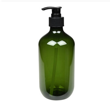 Benson Zeepdispenser - groen - 500 ml - zeeppompje - D7 x H19 cm