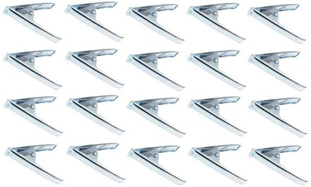 Benson Zeilklem - 20x - 15 cm - zeilclip - metaal - 15 cm