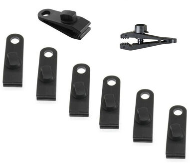 Benson Zeilklemmen - 24x - kunststof - zeilclips voor afdekzeilen