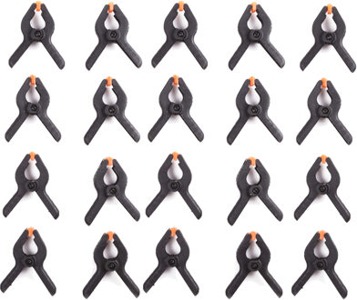 Benson Zeilklemmen - 32x - kunststof - 6 cm - veerklemmen - klemmen - zeilen vastzetten