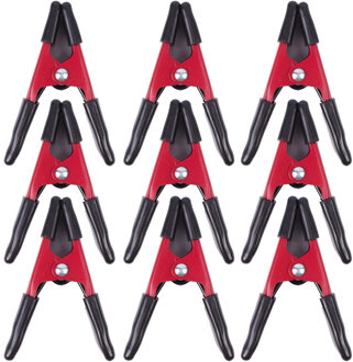 Benson Zeilklemmen/veerklemmen - 10x - staal - 10 cm - lijmklemmen