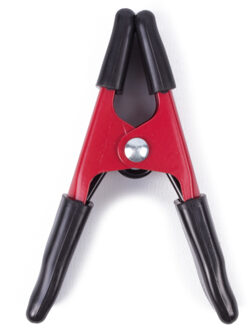 Benson Zeilklemmen/veerklemmen - 1x - staal - 10 cm - lijmklemmen
