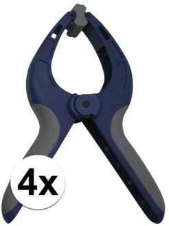 Benson Zeilklemmen / zeilclips - 4x - 9 inch/22 cm - Kunststof - Marktkraam klemmen