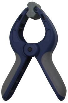 Benson Zeilklemmen / zeilclips 6 inch/15 cm - kunststof - dekzeil klemmen/knijpers Blauw