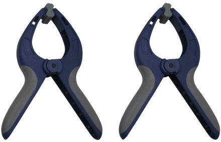 Benson Zeilklemmen / zeilclips - Set van 15x stuks - 9 inch/22 cm - Kunststof - Marktkraam klemmen