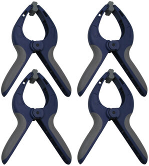 Benson Zeilklemmen / zeilclips - Voordeelset van 12x stuks - 9 inch/22 cm - Kunststof - Marktkraam k