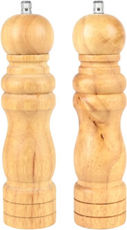 Benson Zout en peper molen set - 21 cm - 2delig - Pepervaatje/Zoutvaatje