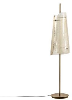 Bent Two Vloerlamp - Grijs - Champagne