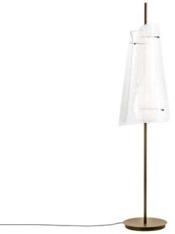 Bent Two Vloerlamp - Transparant - Champagne