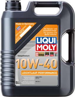 Bentley Motorolie Liqui Moly Leichtlauf Performance 10W40 A3/B3 5L 2536