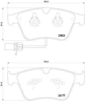 Bentley Remblokken set 2382201