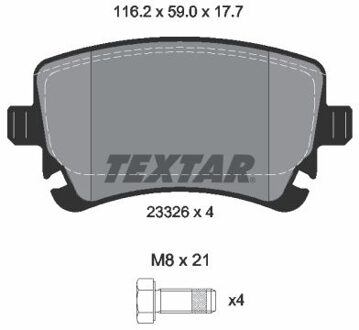 Bentley Remblokkenset, schijfrem 2332611