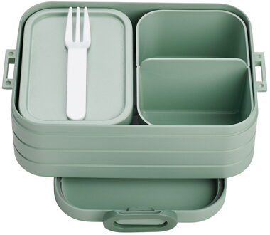 Bento lunchbox Take a Break midi - Nordic sage Groen
