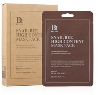 Benton Snail Bee High Content maskerset 10 stuks