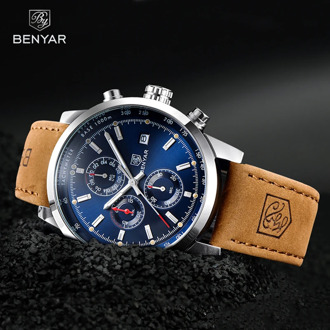 BENYAR Watches Men Luxury Brand Quartz Watch Fashion Chronograph Watch Reloj Hombre Sport Clock Male Hour Relogio Masculino 2019