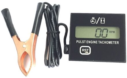 Benzine Digitale Motor Toerenteller Inductieve Pulse Toerenteller Waterdicht Met Batterij Voor Kettingzaag Maaier 2/4 Takt