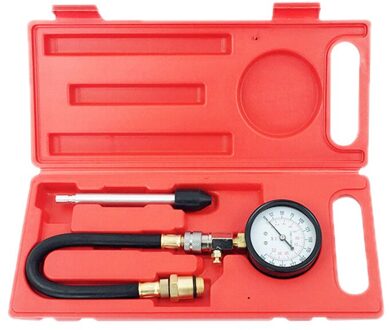 Benzinemotor Compressie Tester Auto Benzine Gas Motor Cilinder Auto Manometer Tester Automotive Test Kit 0-300psi B reeks