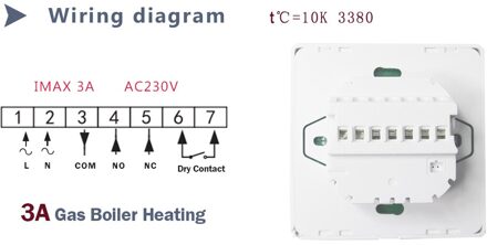 Beok Wifi Thermostaat Temperatuur Controller Voor Gas Boiler Tuya Thermostato Smart Room Verwarming Werkt Met Alexa Google Thuis Gas Boiler Heating