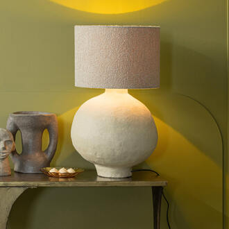 BePureHome Ios Lampvoet - Papier mache - Natural - 53x35x35 Transparant