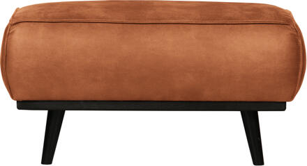 BePureHome Statement Hocker - Leder Cognac Bruin