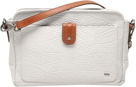 Berba Chamonix Crossbody M pebble damestas Beige - H 19 x B 28 x D 8 cm