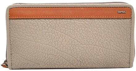 Berba Chamonix Large Wallet dust dames portemonnee Groen - H 10 x B 19 x D 3 cm