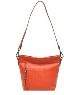 Berba Chamonix Shoulderbag mandarin damestas Oranje - H 25 x B 22 x D 8 cm