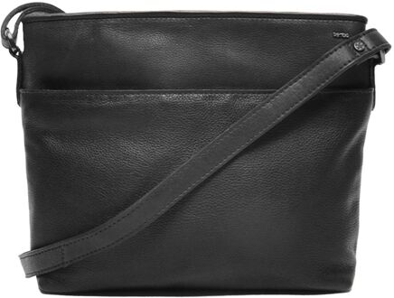 Berba Lucca schoudertas black Zwart