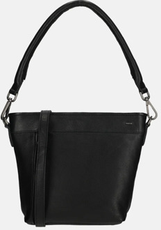 Berba Lucca schoudertas black Zwart