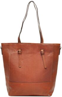 Berba Lucca Shopper brandy damestas Cognac - H 37 x B 35 x D 12 cm