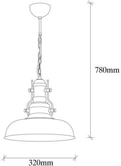 Berceste 200-S hanglamp Ø32cm zwart/goud zwart, goud