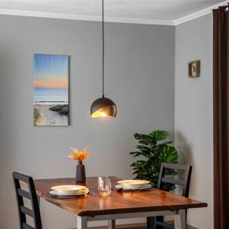 Berceste 252-S hanglamp Ø20cm zwart/goud zwart, goud