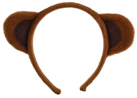 Beren verkleed oren/oortjes diadeem - Carnaval dieren pak accessoires - bruin - kind/volwassenen