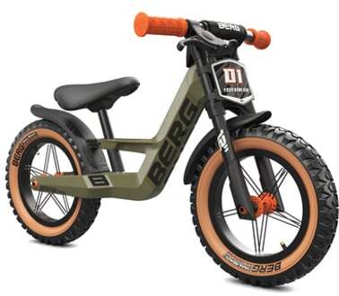 Berg Biky Trail - 12 inch - Loopfiets - met Handrem - Groen