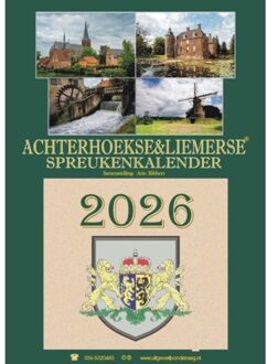 Berg Van De, Uitgeverij Achterhoekse & Liemerse Spreukenkalender 2026 - Arie Ribbers