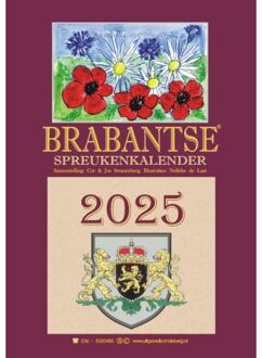 Berg Van De, Uitgeverij Brabantse Spreukenkalender 2025 - Cor Swanenberg