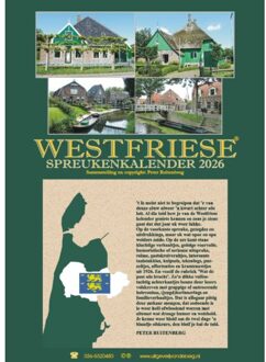Berg Van De, Uitgeverij Westfriese Spreukenkalender / 2026 - Peter Ruitenberg