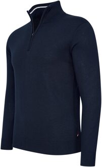 Bergamo zip pullover Blauw - M