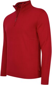 Bergamo zip pullover Rood - 2XL