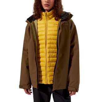 Berghaus Heren Berghaus Hillwalker 2.0 Gemini Waterdichte 3-in-1 Jas in Bruin