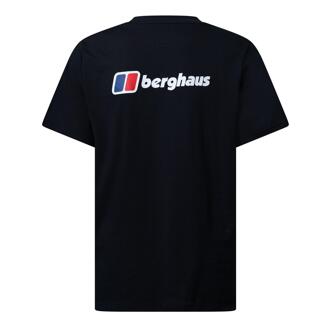 Berghaus Heren T-shirt met rugprint (Zwart) - L