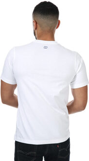 Berghaus Modern Mountain-T-shirt voor heren in wit - maat