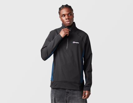 Berghaus Wavertree 1/2 Zip Top, zwart - XL