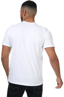 Berghaus Wit-blauw Berghaus Drakestone-T-shirt met zak voor heren