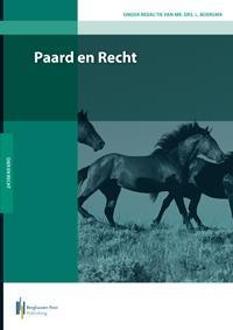 Berghauser Pont Publishing Paard en Recht - Boek L. Boerema (9491073192)